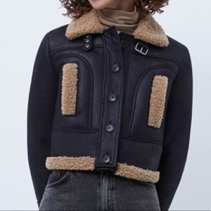 ❤️NWT French Connection Belen Faux Fur Jacket ⭐️